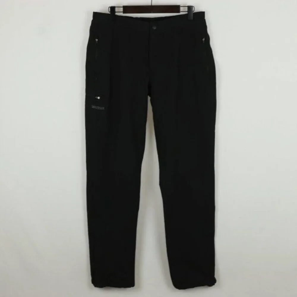 Marmot Scree Women's Large Black High Rise Weather Resistant Boot Cut Pants - Picture 2 of 11